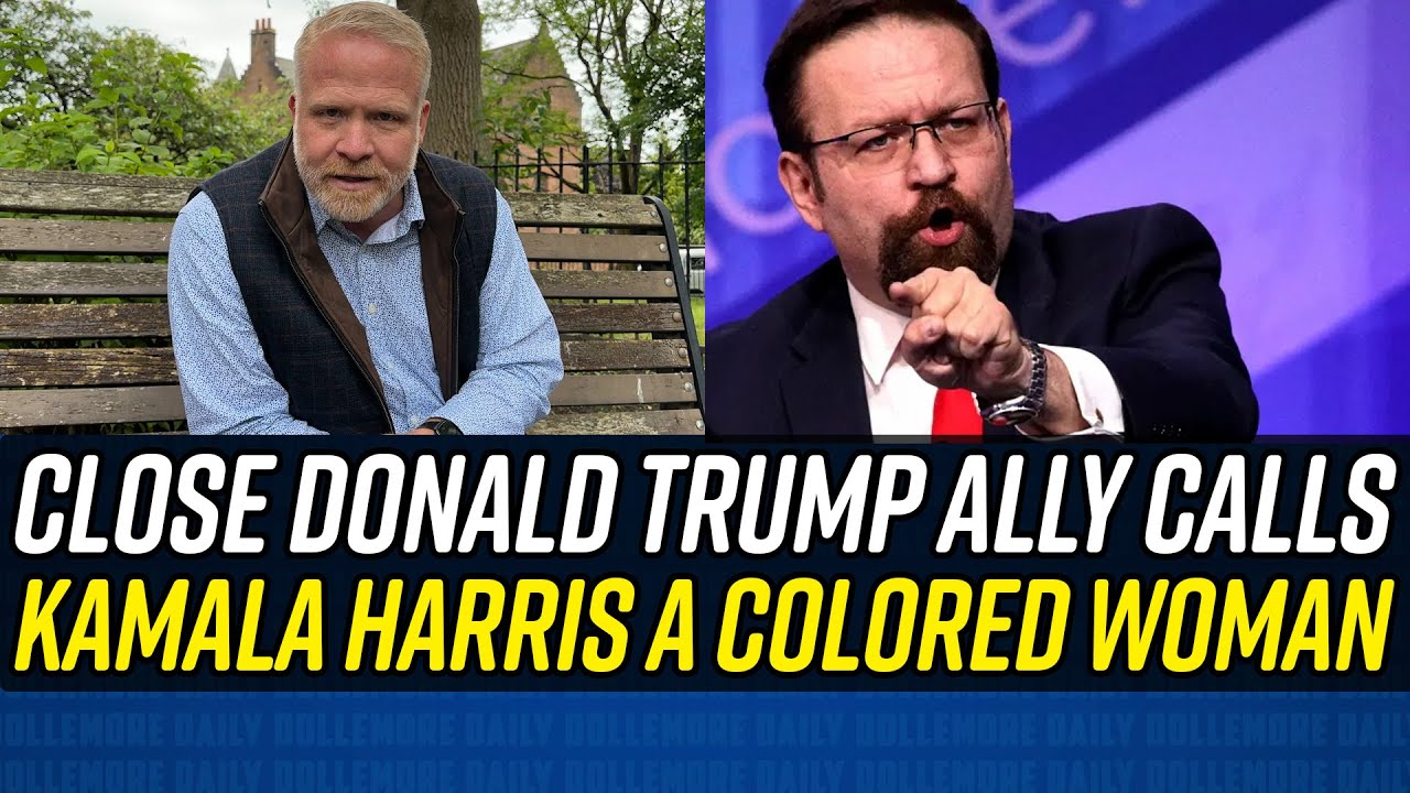 INSANE BIGOT Trump Ally Calls Kamala Harris a 'COLORED' WOMAN & 'DEI Hire!!!'