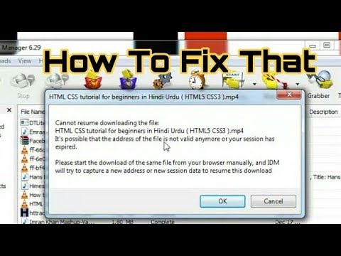 how-to-fix-idm-cannot-resume-the-downloading-file-100%-working