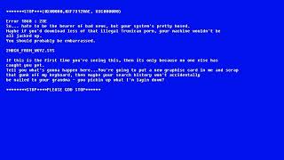 СИНИЙ ЭКРАН ВИНДОВС. ПРОБЛЕМА С ВИДЕОКАРТОЙ. ПОШУТИ НАД ДРУГОМ.