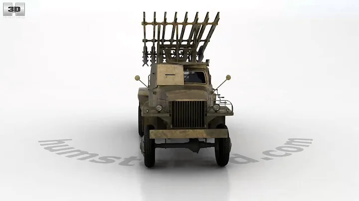 Katyusha rocket launcher 3D model by 3DModels.org