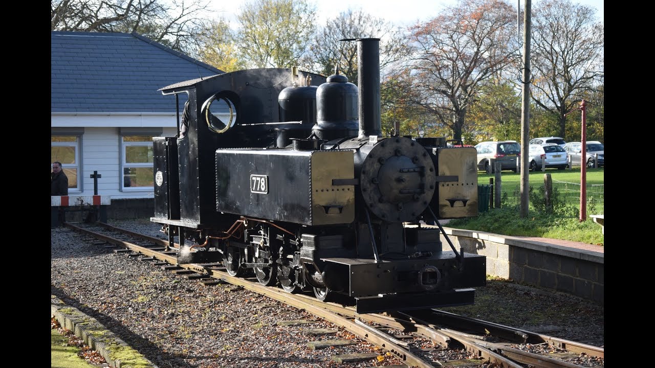 Leighton Buzzard Narrow Gauge Railway, last 2017 running day - YouTube