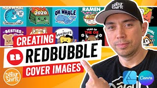 Creating Amazing RedBubble Shop Cover Images for FREE Using Canva and with Affinity Designer