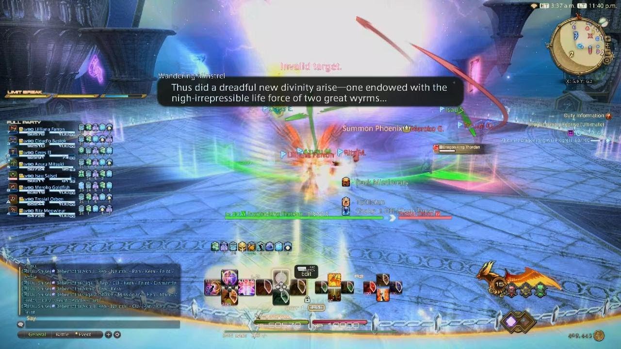 FFXIV - Dragonsong's Reprise (Ultimate) P7: Dragon-King Thordan