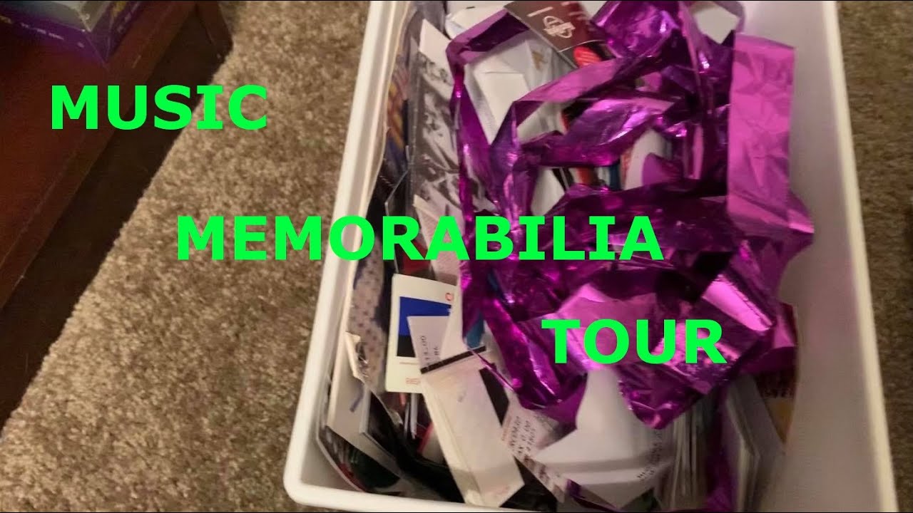 Quick Music Memorabilia Collection Tour! YouTube
