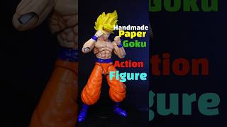 Goku Handmade Paper Action Figure #Goku #Anime
