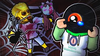 FIVE ROBLOX YOUTUBERS VS ONE SPIDER @KadenFumblebottom