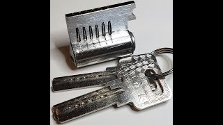#MadAussieChallenge Week 6 - Create a cutaway lock