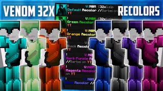 VENOM 32x Recolors - 1.8.9 PVP Texture Pack