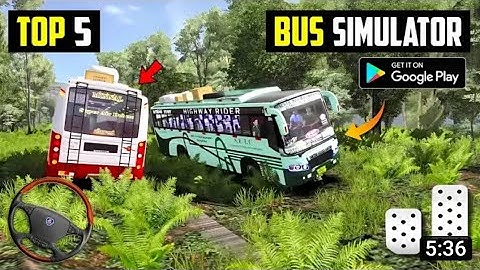 Top 5 Bus Simulator Games for Android in 2023 ll