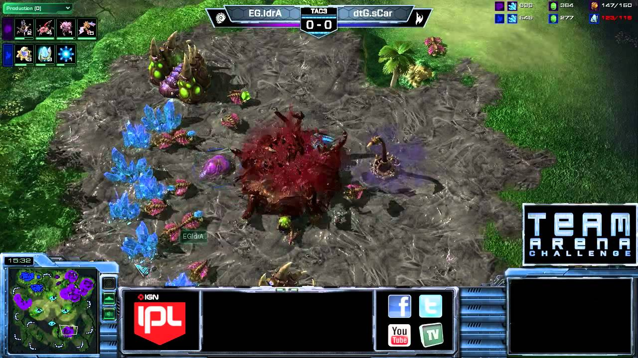 Evil Geniuses vs Dream Team Gaming - Game 1 - TAC3 LR2 - StarCraft 2