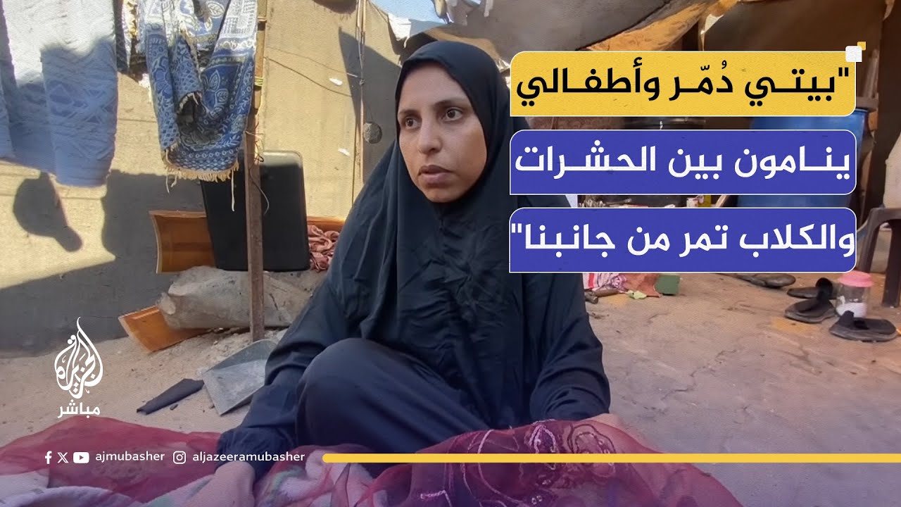 "حياتنا كلها تعب ونزوح".. حكاية نازحة من غزة تبحث عن الأمان بعد عامين من الحرب