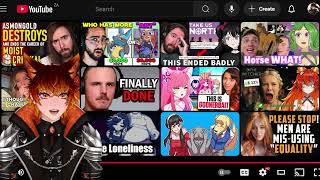 Hasan's favorite streamer is crashing out at VTubers and Asmongold... - Underworld React