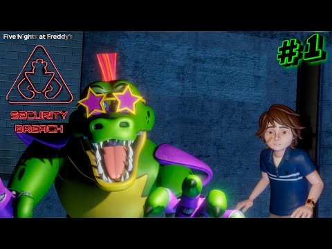 [FNAF SB] Монти начал играть во FNAF 9: Security Breach #1