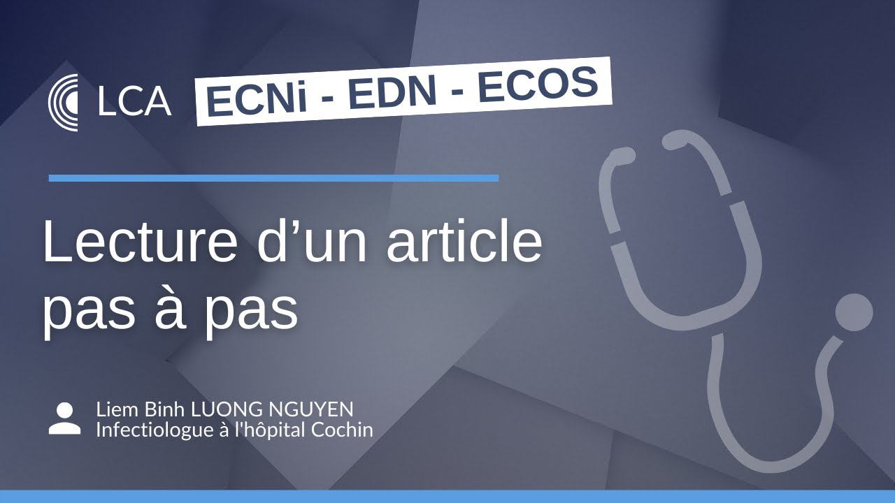 ECNi - LCA : lecture d'un article pas à pas