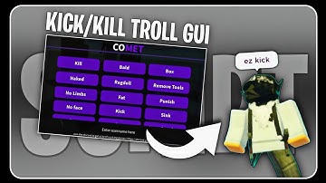 Roblox Comet FE Kick/Troll Gui Script | Troll Kick & Kill People • Roblox Exploiting Delta, Fluxus