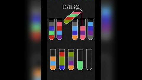 Water sort puzzle level 260