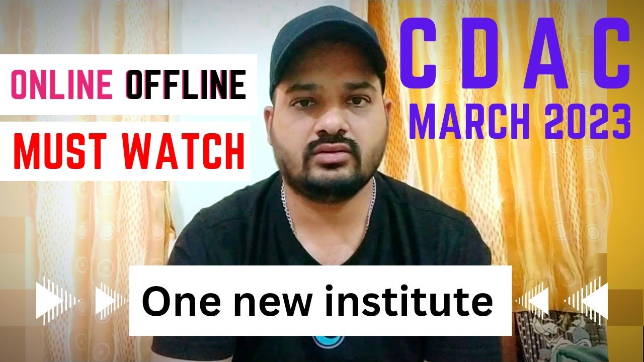 what are online Offline CDAC institute in March 2023 Fees ,Documents