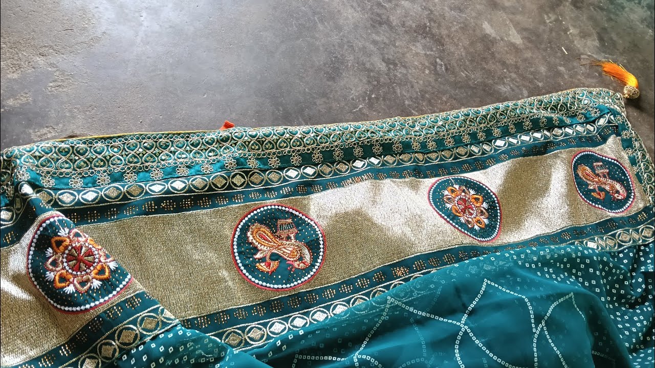 Sadi mein falसाड़ी 🥻 में फाल लगाना आसान तरीका&