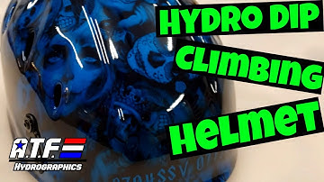 HYDRO DIP CLIMBING RAPPELLING HELMET - Sapphire Candy Latina Pattern