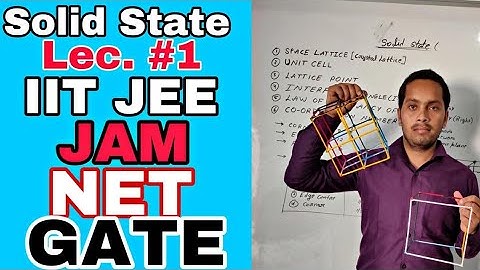 Introduction of solid State | For IIT JEE | JAM | NET & | GATE