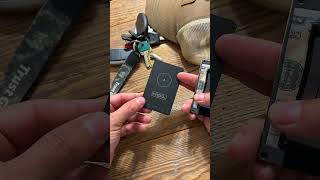Ridge Wallet 2.0 + Tracker Card | Slim RFID Blocking Metal Wallet | Minimalist Front Pocket Card