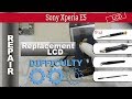 How to replace 🔧 LCD 📱 Sony Xperia E5 F3311 / F3313 (+ complete assembly)