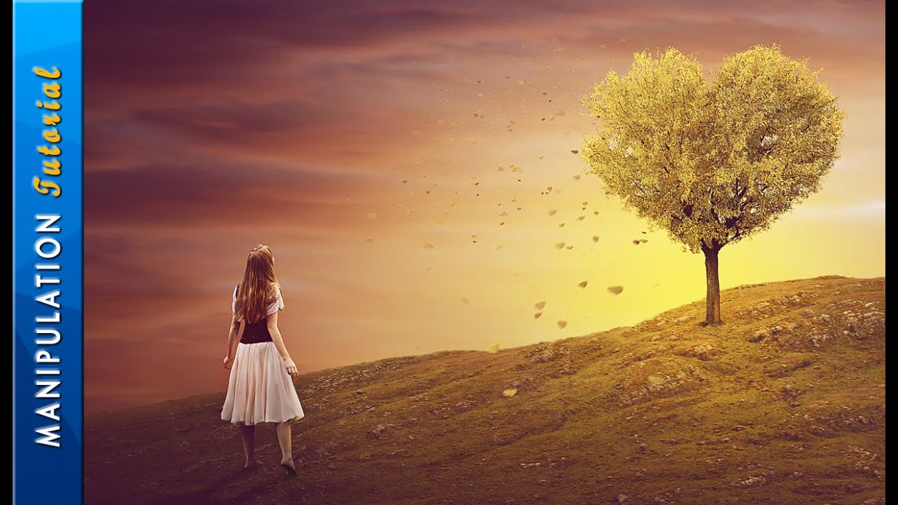 Photo Manipulation Tutorial - Tree Of Heart - Photoshop CC Tutorial ...