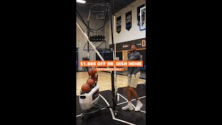 Save $1,000 on the Dr. Dish Home Basketball Shooting Machine in September