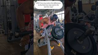 POV: Can you keenly pinpoint the difference in the execution of the reps?#gymmotivation