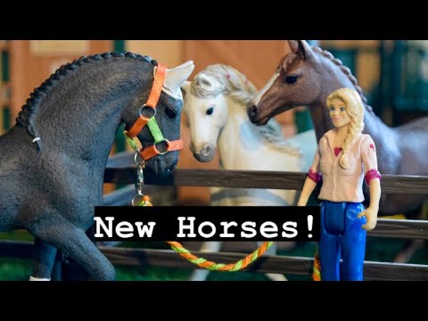 New Horses at Silver Star Stables! - Short Schleich Movie