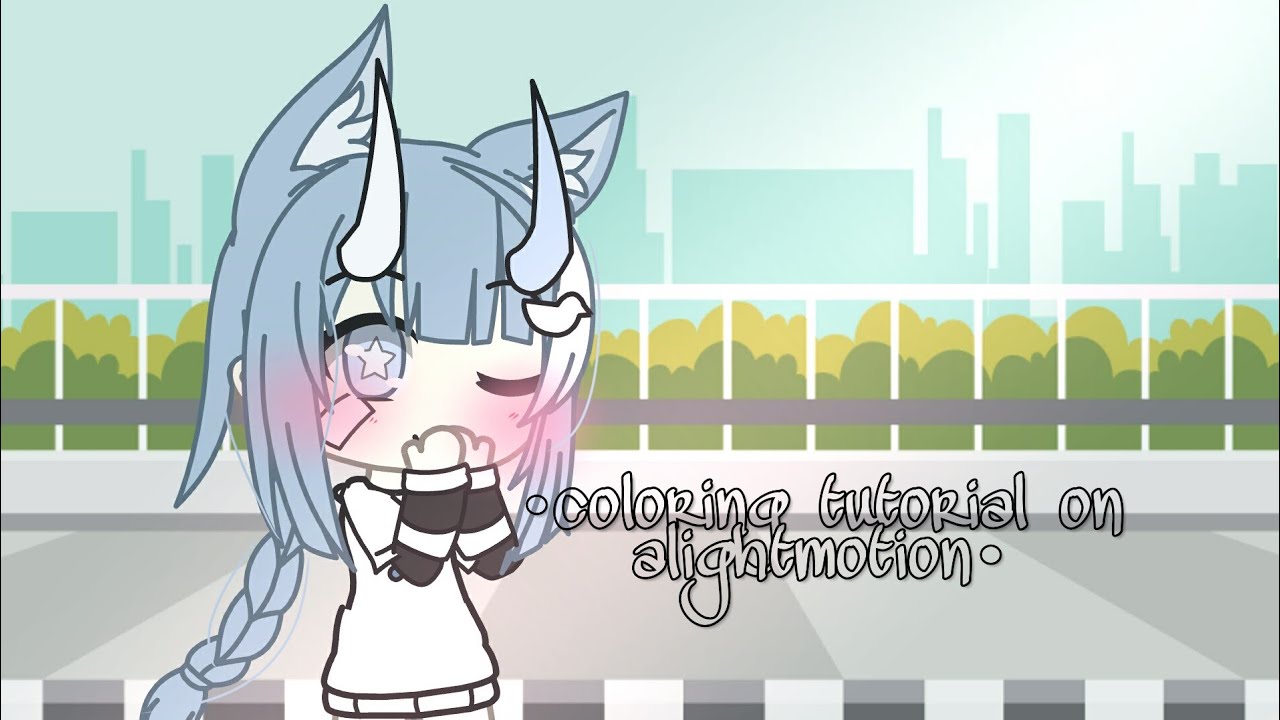 •coloring tutorial on alight motion• - YouTube