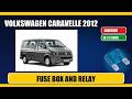 volkswagen caravelle (2012) Fuse Box Location, Diagram and Relays