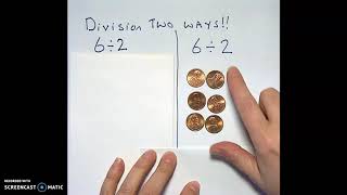 Partitive vs Measurment division concepts