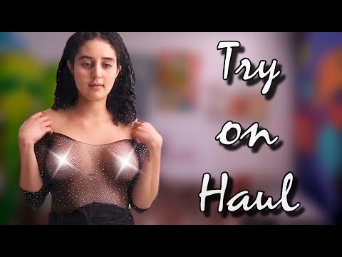 [4K] Transparent Haul with Jenny Taborda | Sheer lingerie | Lingerine haul