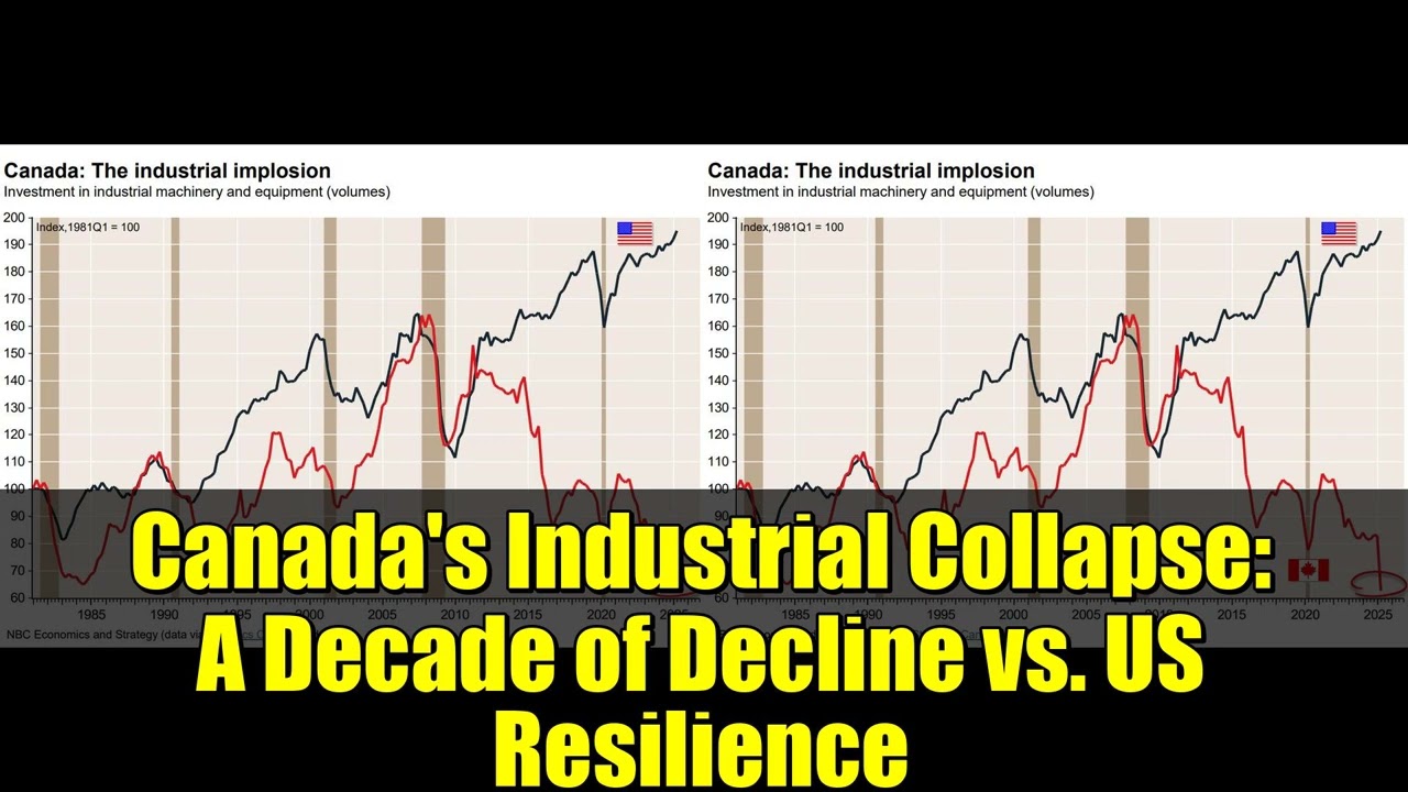 Canada's Industrial Collapse: A Decade of Decline vs. US Resilience