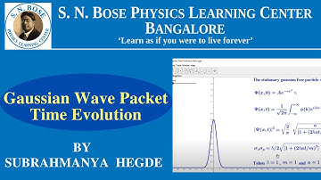 Gaussian Wave Packet Time Evolution  | CSIR-NET | GATE Physics | JEST | TIFR -GS | IIT-JAM | QM 2.17