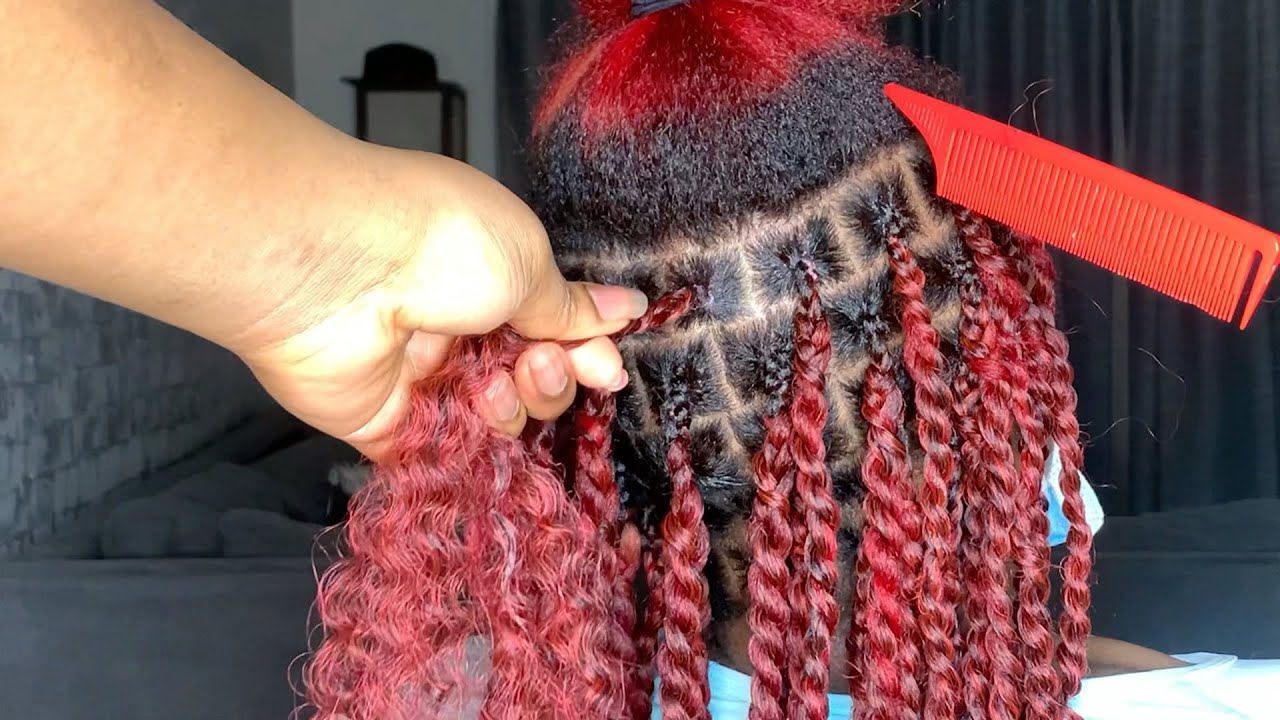 How to EASY Passion Twists : No Rubber Band 