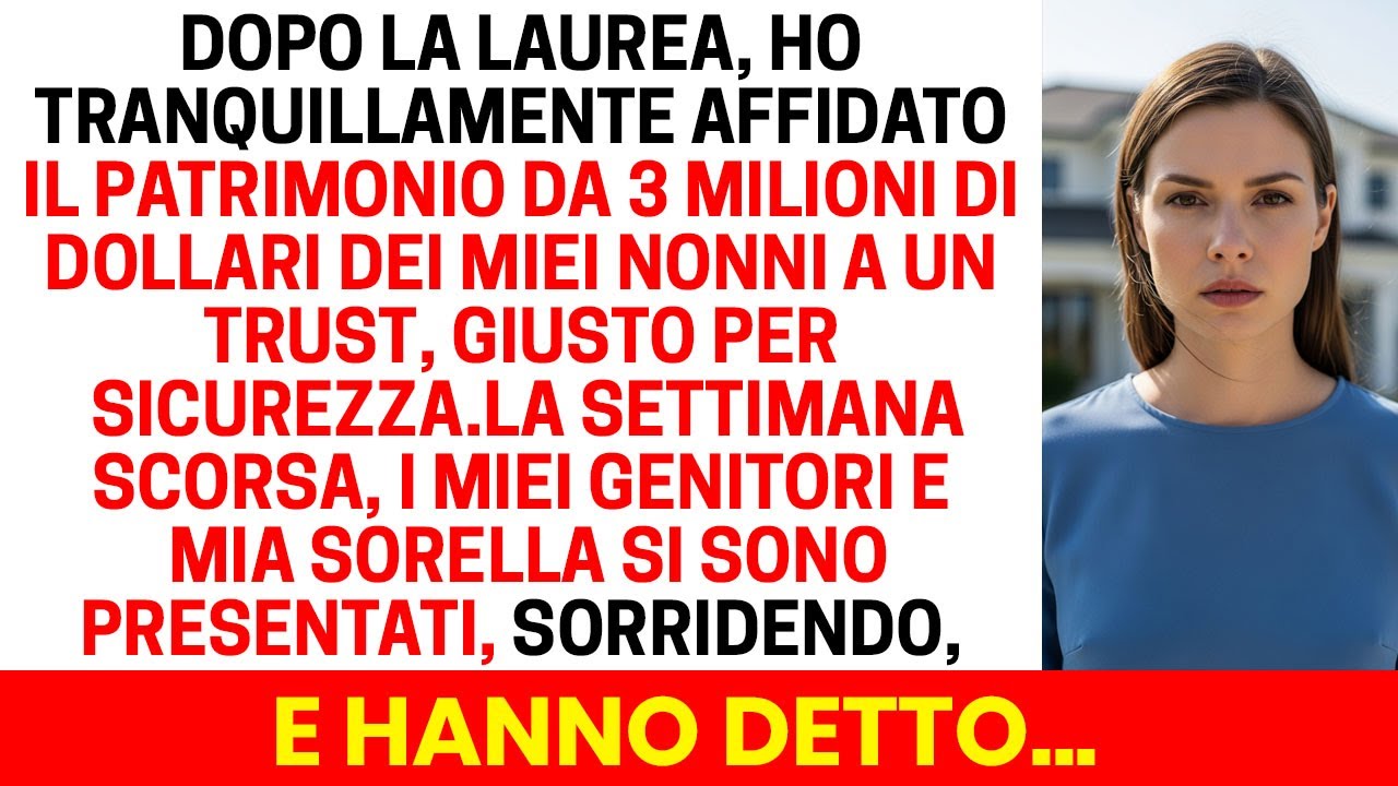 Dopo la laurea ho silenziosamente investito il patrimonio da 10 milioni di dollari dei miei nonni in