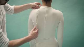 Back Side Neck Point to Waist measurement - Women