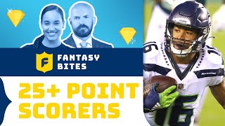 Week 13 GUARANTEED 25+ Point-Scorers | NFL Fantasy Bites