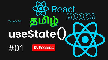 #1. useState hook | React hooks | Tamil | Techs
