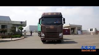 【原创】在中国物流大货司机会买什么样的重卡？试驾解放牌JH6智尊550牵引车 能做饭 能睡觉 这才是想要的豪华重卡！