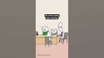 Me at the Weekly Team Meeting | Corporate Humor | Introverted Attorney Animation