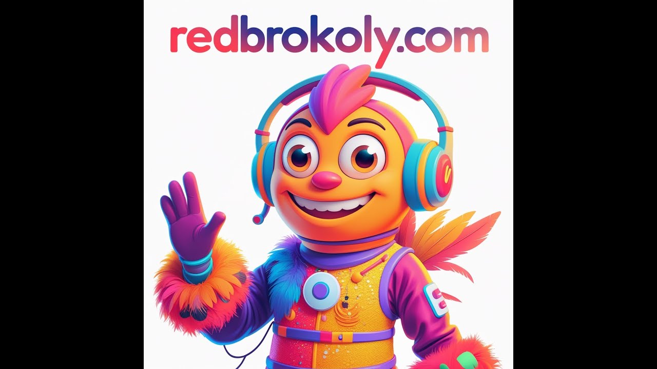 Cheerful Frog REDBROKOLY mascot in Green Kigurumi with Yellow Cape and Orange Accents