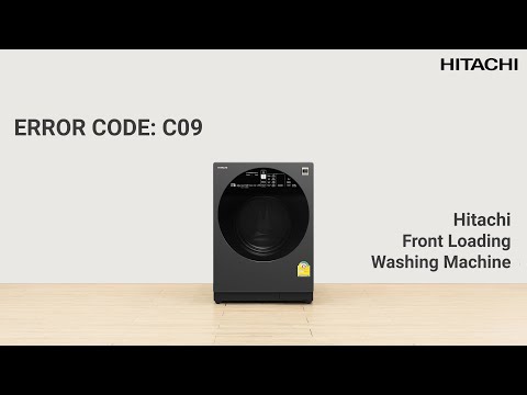 Hitachi Front Loading Washing Machine | Error Code C09