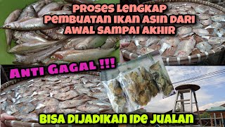 Cara Membuat Ikan Asin Yang Enak Sehat Tanpa Pengawet⁉️Bebas Lalat & Ulat, Ternyata Gampang Banget‼️