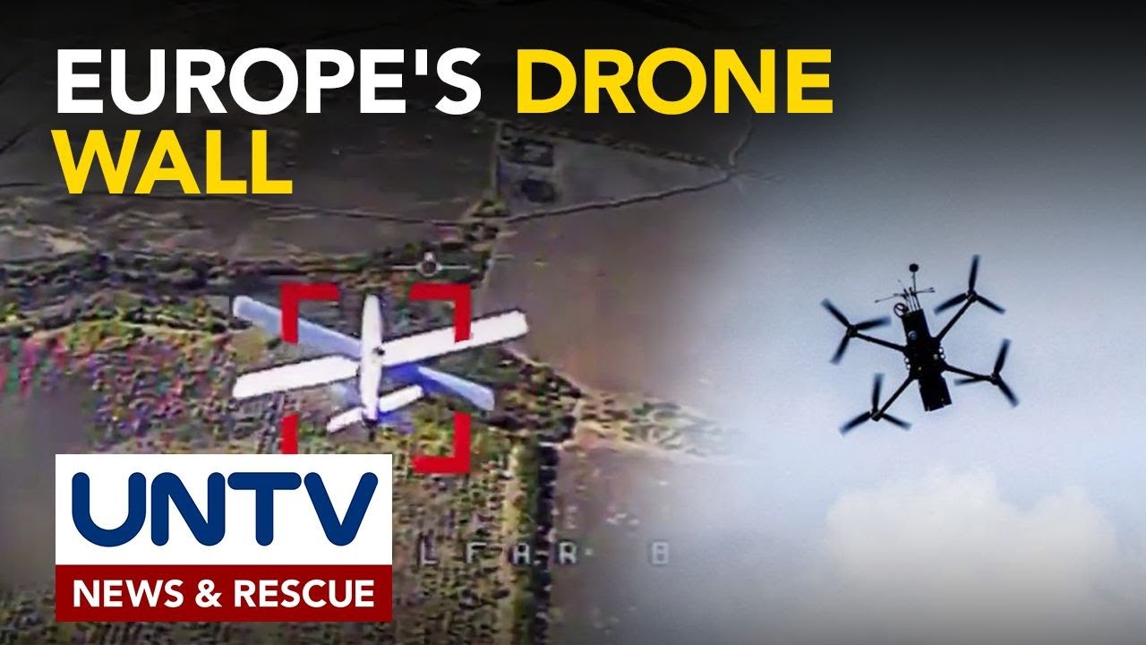 Drone wall plan, iminungkahing palawakin ng EU upang protektahan ang ...