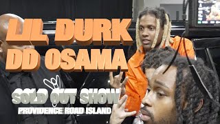 LIL DURK BRINGS OUT DD OSAMA , SUGARHILL DDOT, ZAY OSAMA ,AT HIS CONCERT IN PROVIDENCE RI (SOLD OUT)