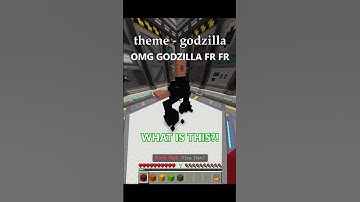 Theme = Godzilla #shorts #short #minecraft #hivegames #funny #new #justbuild