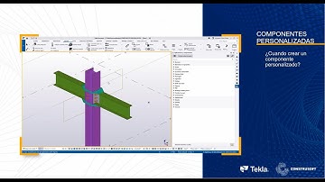 Como crear un componente personalizado en Tekla Structures